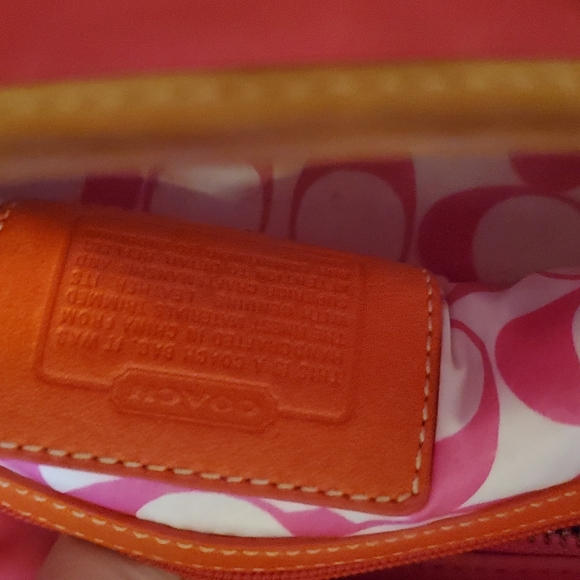 Euc Vintage Rare Coach Hampton Y2k Pink Tote Bag Purse c - Picture 7 of 13